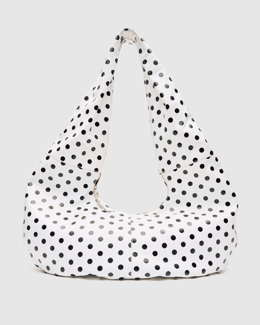 Núnoo Big Alma Draped Polka White/Black Maxi White/Black