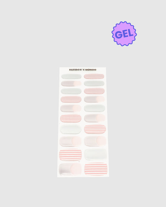 Núnoo Blitsbee Gel nail sticker - Fringe Fun Accessories Baby Pink