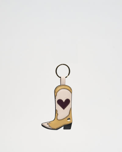 Boot Keyring Florence w. Gold