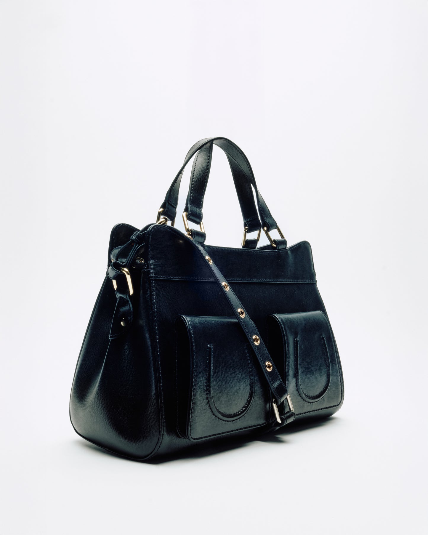 Núnoo Cher Florence Black w. Gold Large Black