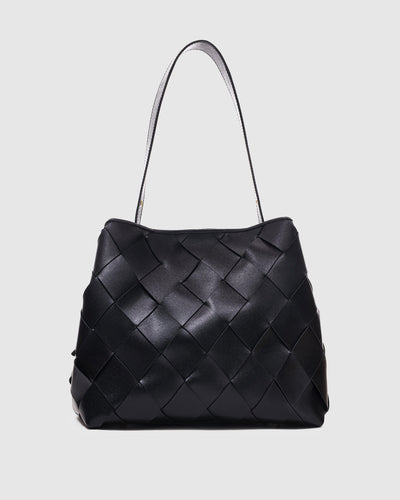 Chiara Braided Florence Black w. Gold