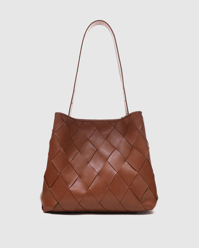 Chiara Braided Florence Brown w. Gold