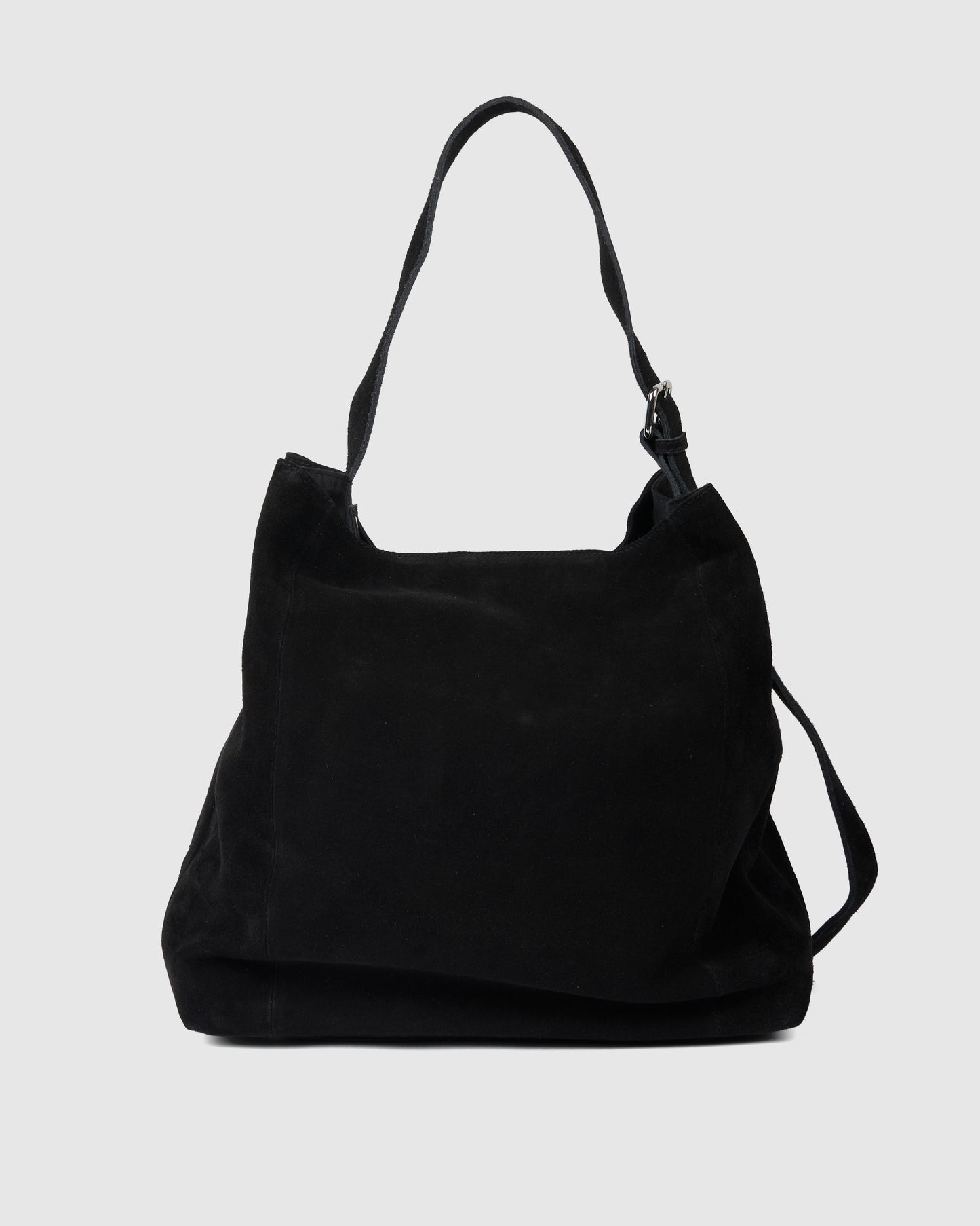 Núnoo Chiara Large Suede Black Large Black