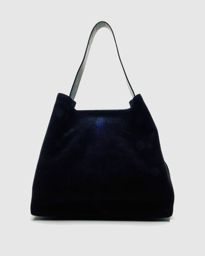 Chiara Suede Black w. Gold