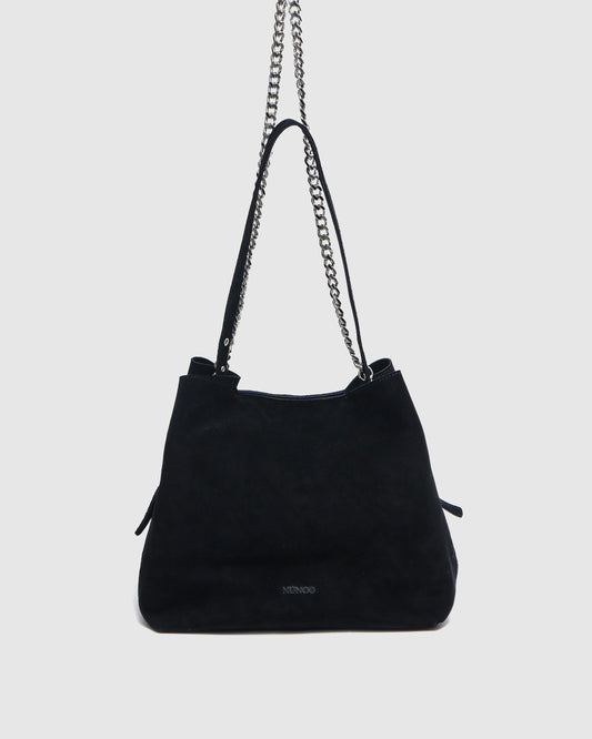 Núnoo Chiara new suede black Large Black