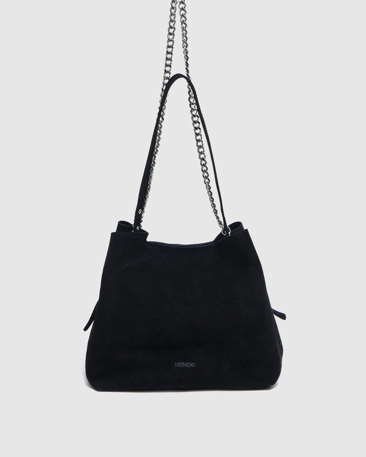 Núnoo Chiara new suede black Large Black