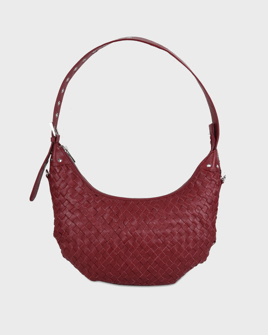 Núnoo Dagmar Braided Mountain Maroon Medium Maroon