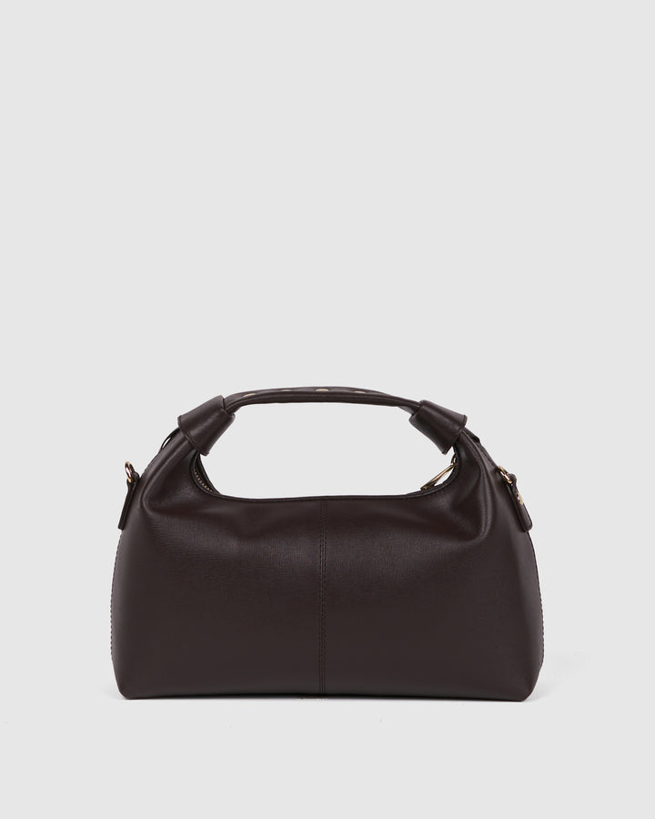 Núnoo Dandy Braided Florence Chocolate w. Gold Medium Chocolate