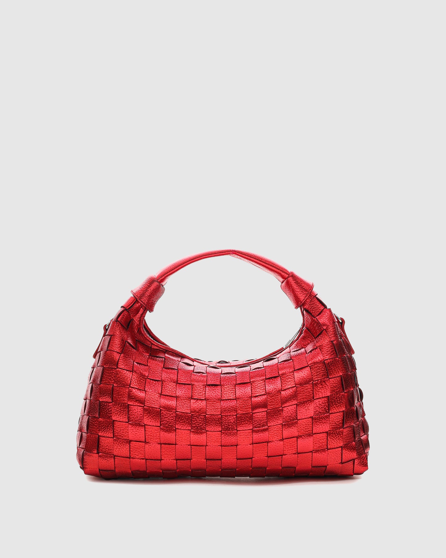 Núnoo Dandy Braided Metallic Bright Red Medium