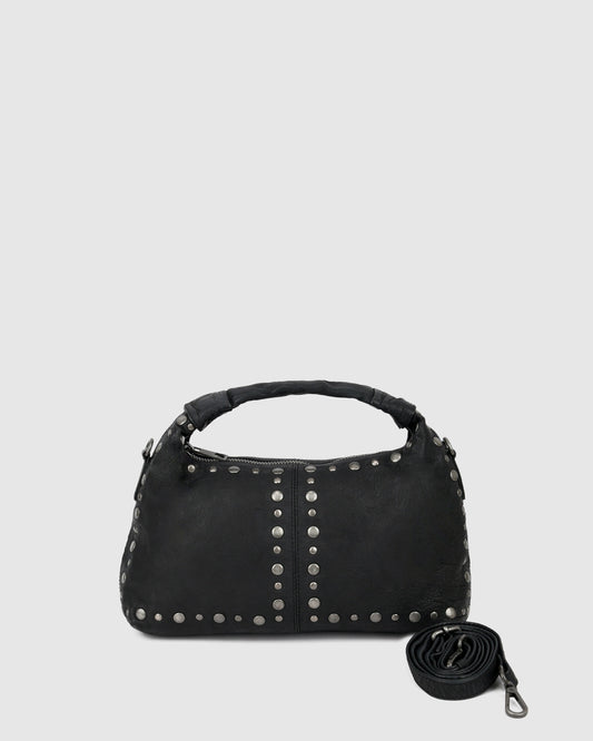 Núnoo Dandy Rivet Washed Black w. Antique Silver Medium Black