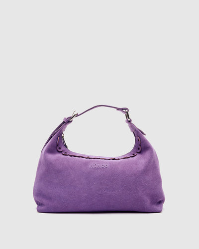 Dandy Scallop Suede Dark Purple