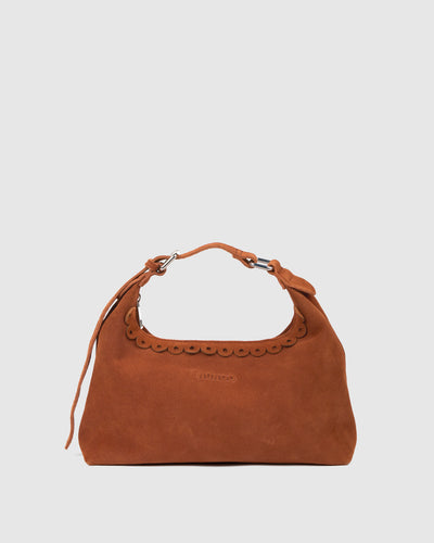 Dandy Scallop Suede Redwood