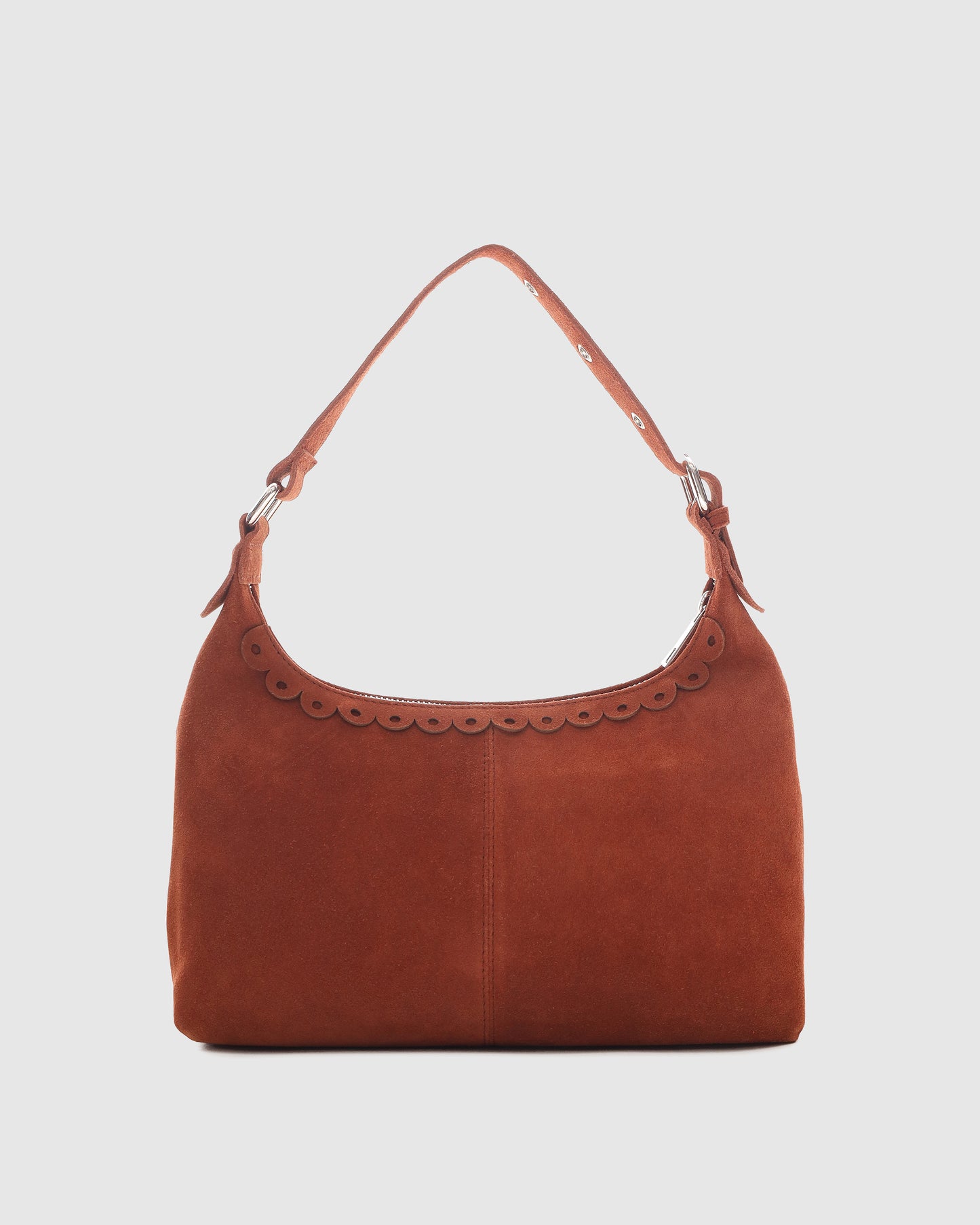 Núnoo Dandy Scallop Suede Redwood Medium Redwood