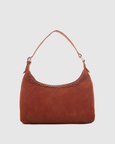 Dandy Scallop Suede Redwood