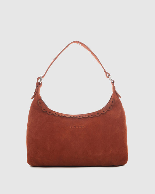 Núnoo Dandy Scallop Suede Redwood Medium Redwood