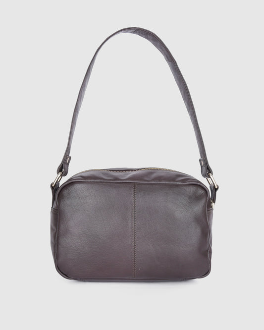 Núnoo Ellie Air 1 Dark Brown w. Gold Medium Dark brown