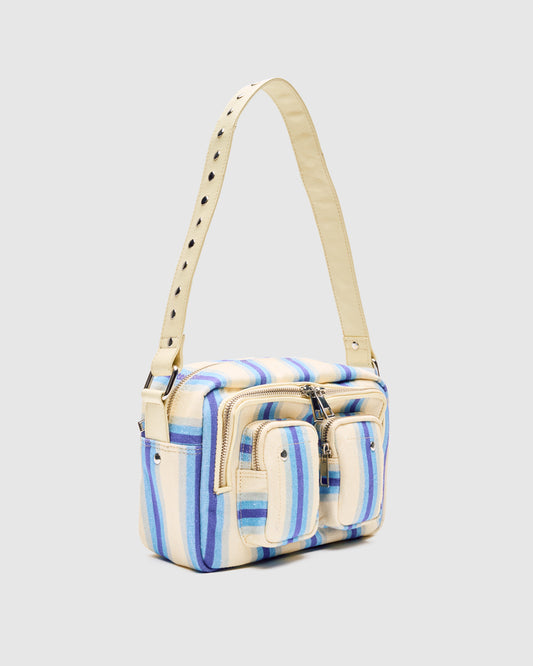 Núnoo Ellie Canvas Blue Stripes Medium Blue Stripes