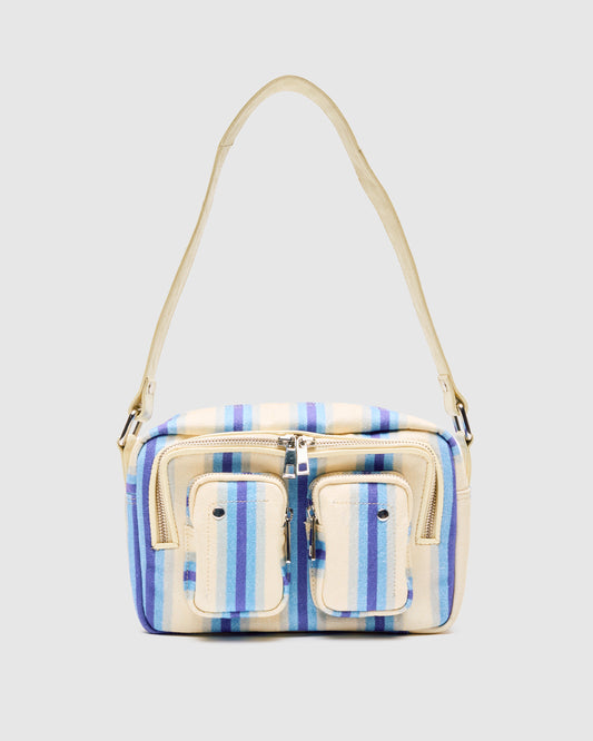 Núnoo Ellie Canvas Blue Stripes Medium Blue Stripes