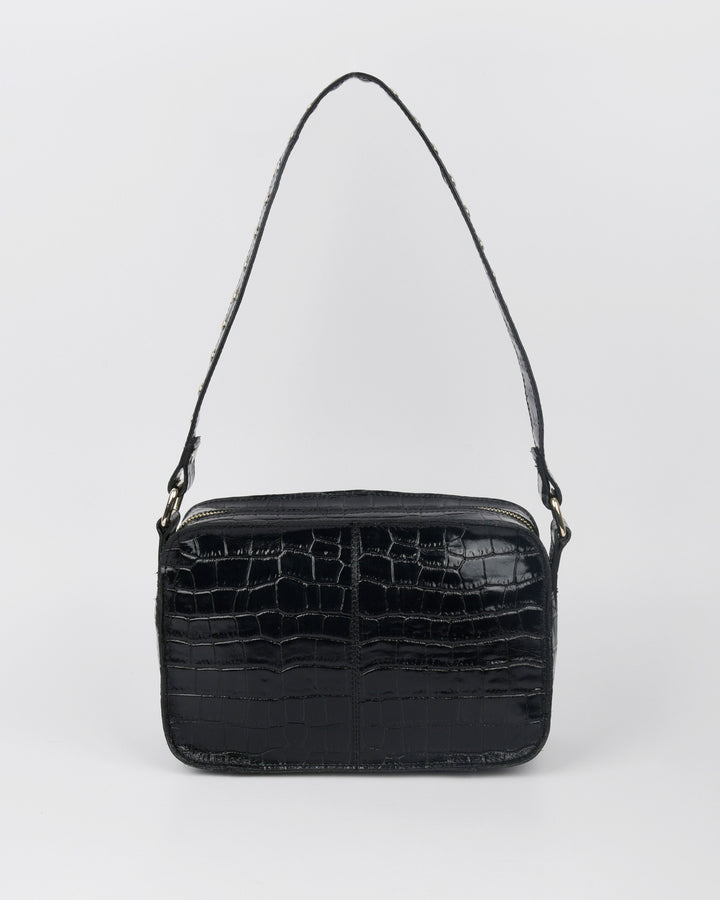 Núnoo Ellie Texas Black w. Gold Medium Black