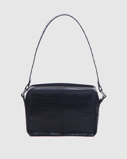 Núnoo Ellie croco deluxe black Medium