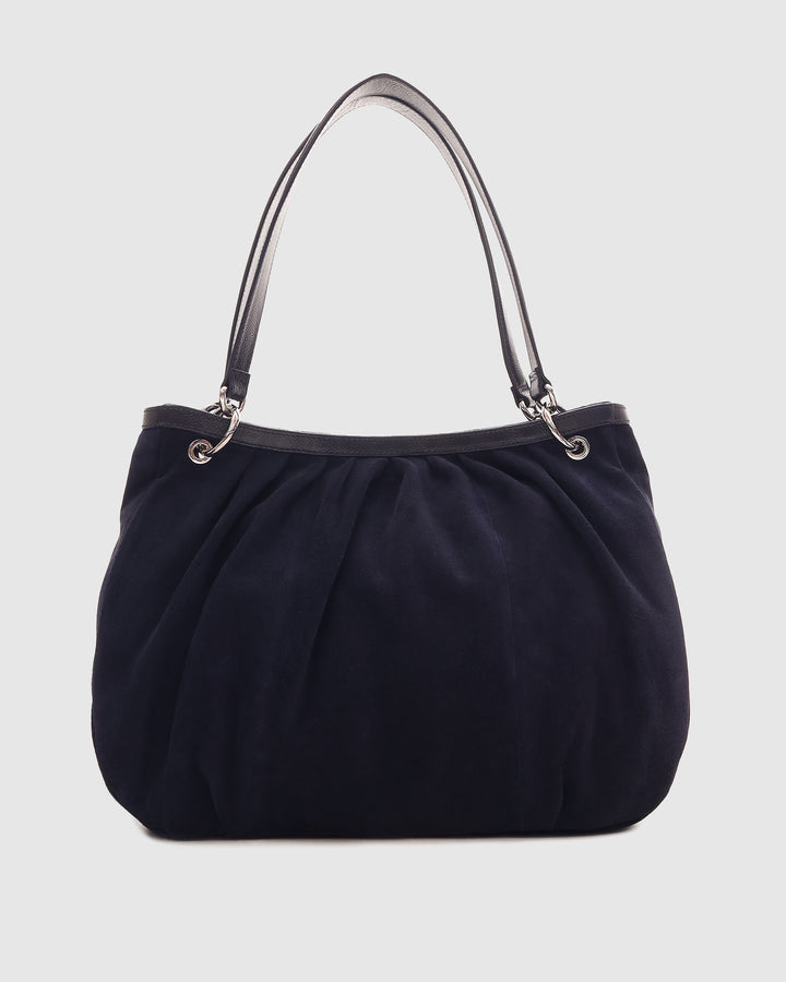 Núnoo Elsa Suede Midnight Blue Large Midnight Blue
