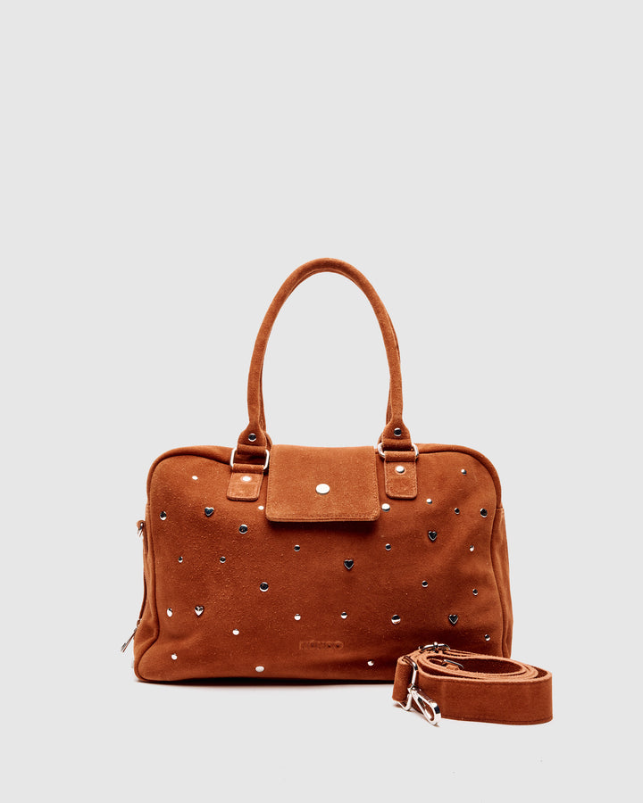 Núnoo Harper Sweetheart Suede Redwood Maxi Black