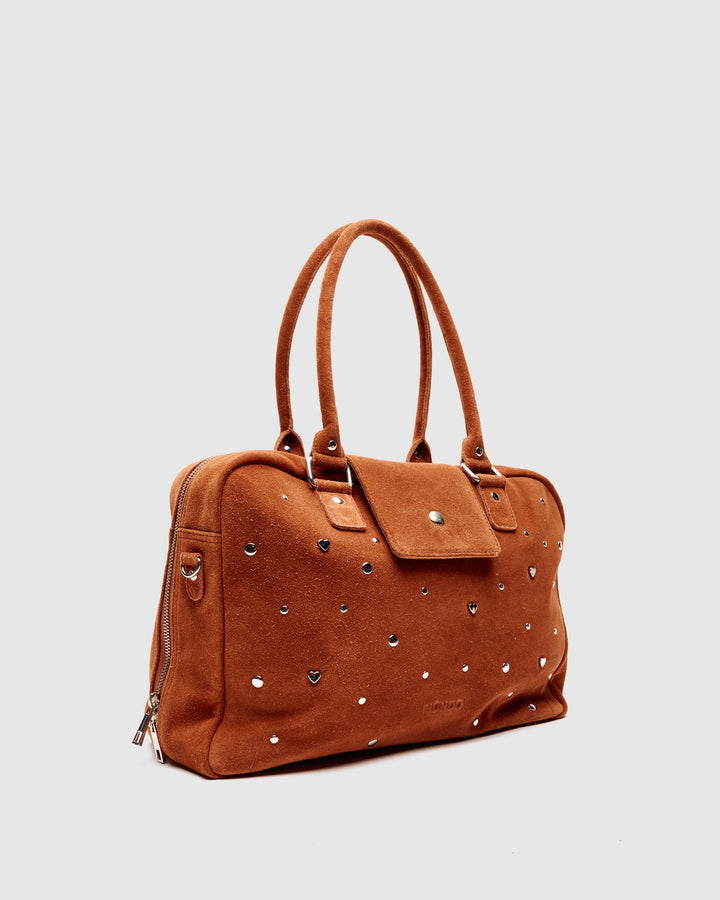 Núnoo Harper Sweetheart Suede Redwood Maxi Black