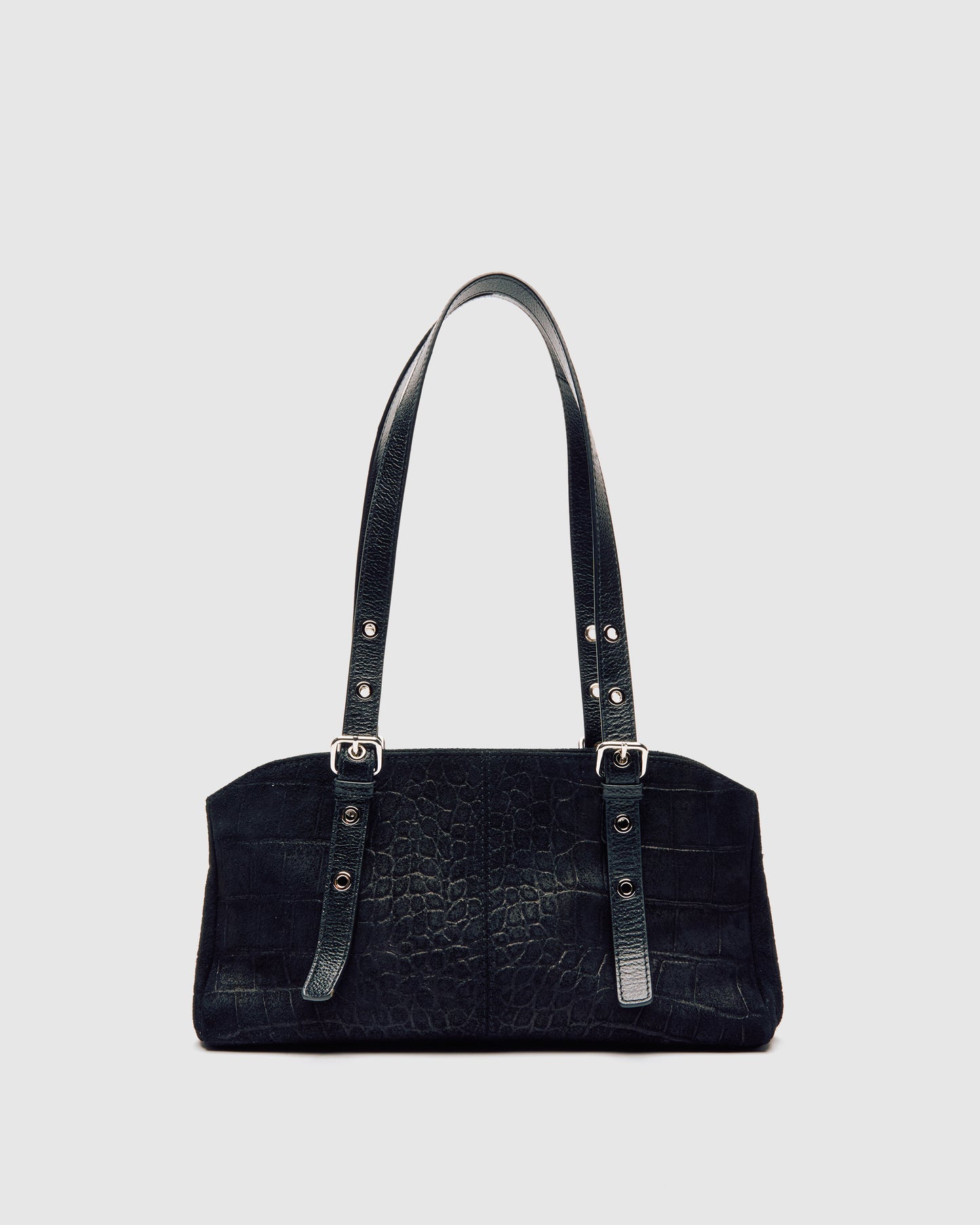 Núnoo Hazel Scale Suede Black Medium Black