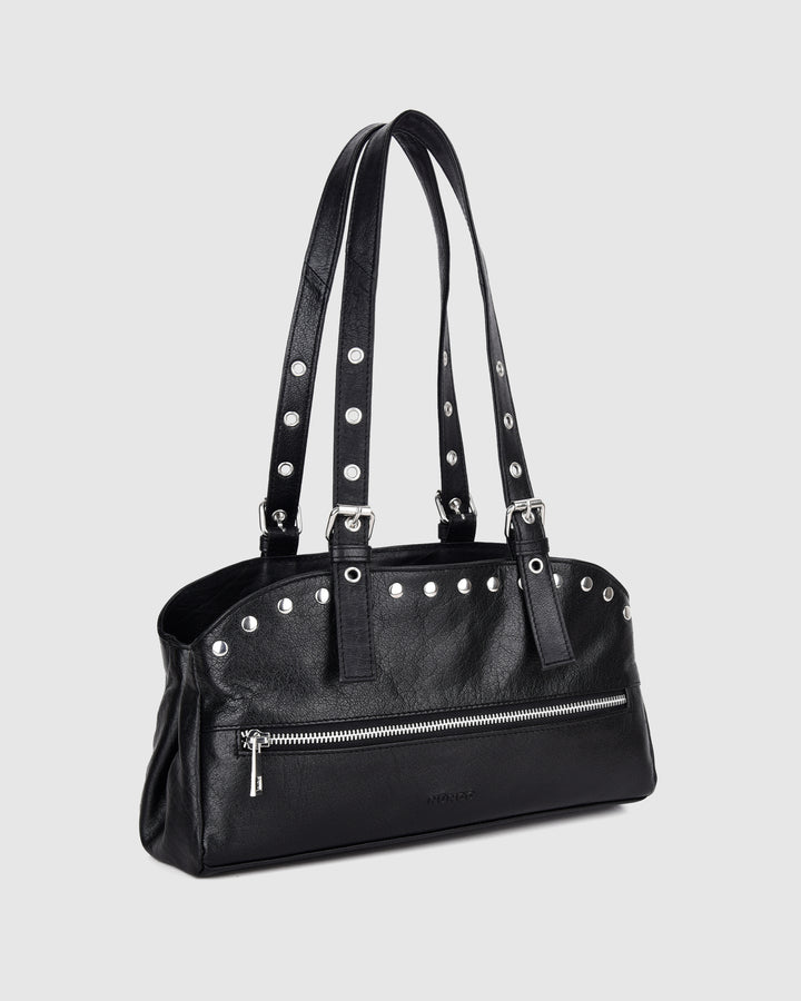 Núnoo Hazel Studs Mountain Black Medium Black