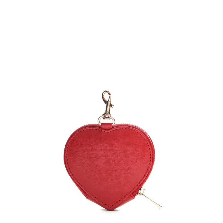 Núnoo Heart Coin Pocket Florence Bright Red w. Gold Accessories Bright Red