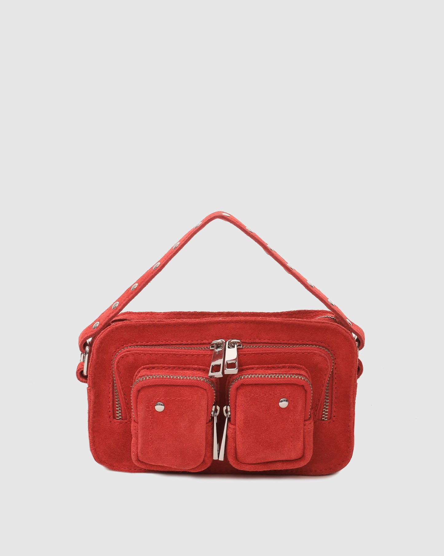 Núnoo Helena Cloud Suede Red Small bag Red