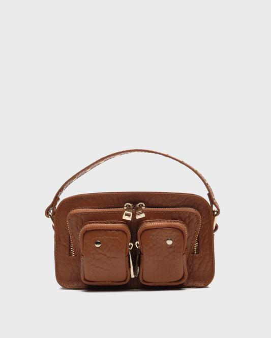 Núnoo Helena New Zealand Brown w. Gold Small bag Brown