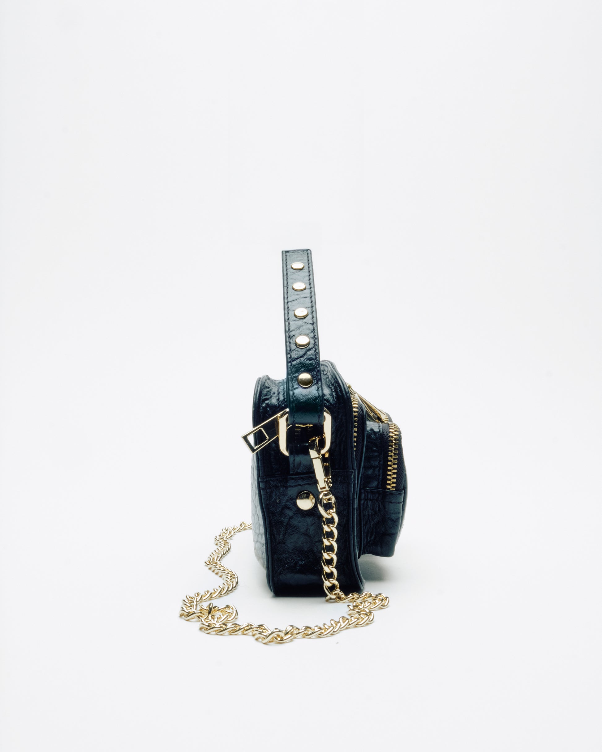 Núnoo Helena New Zealand Black w. gold Small bag Black