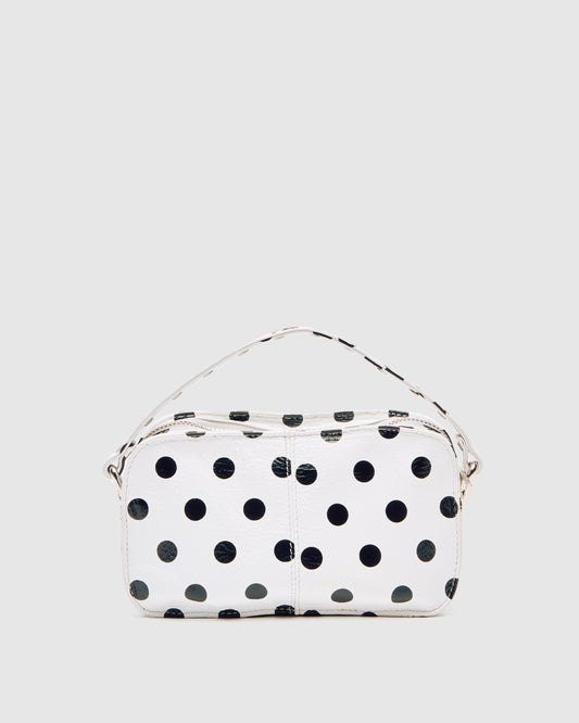 Núnoo Helena Polka White/Black Small bag White/Black