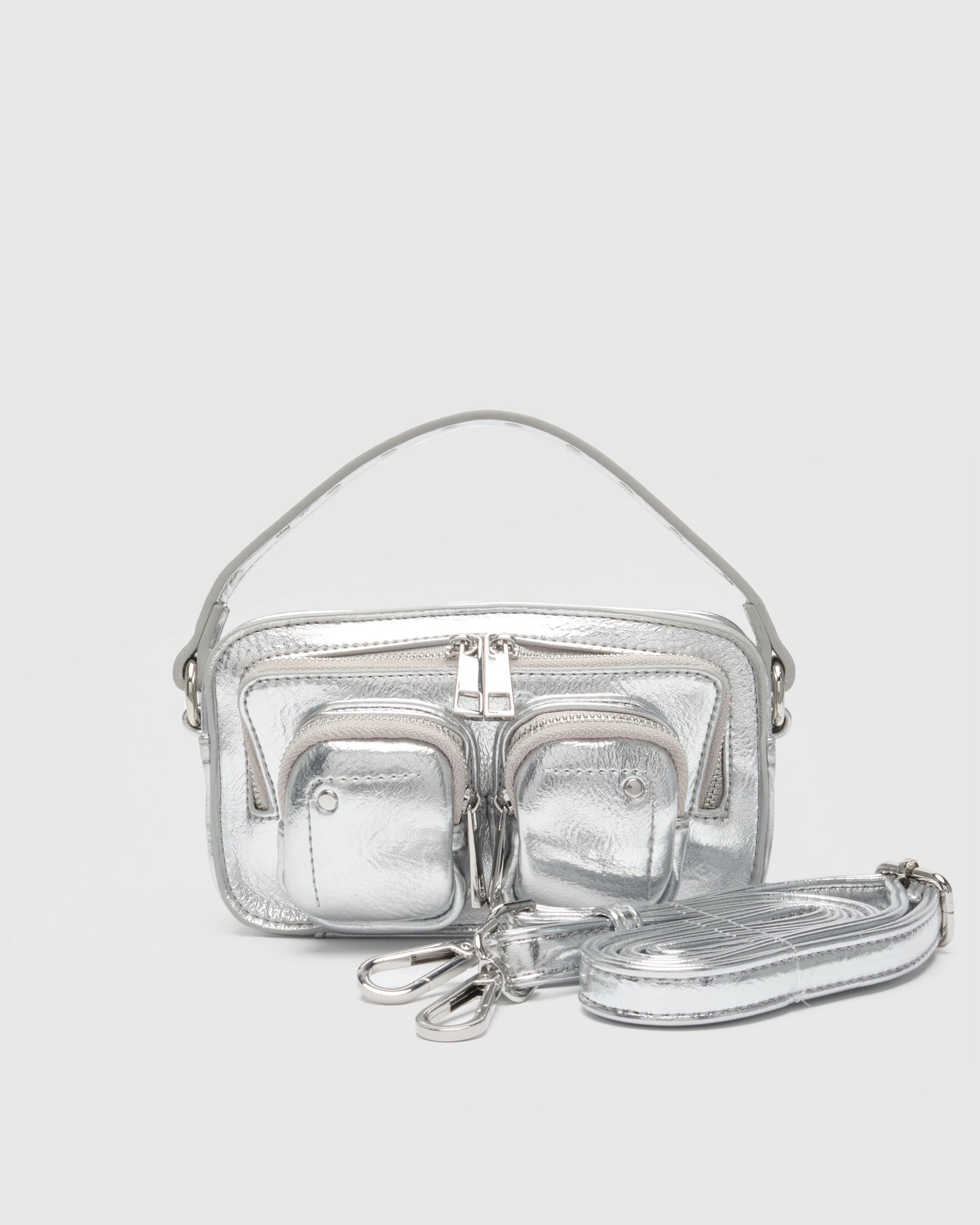 Núnoo Helena Recycled Cool Silver Small bag Silver