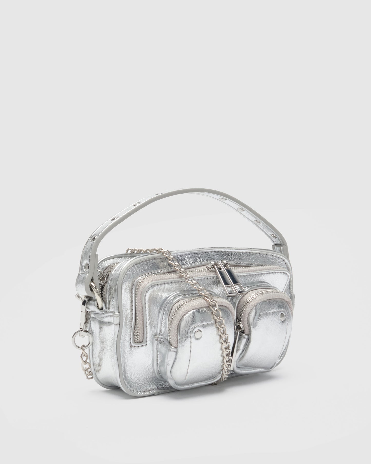 Núnoo Helena Recycled Cool Silver Small bag Silver