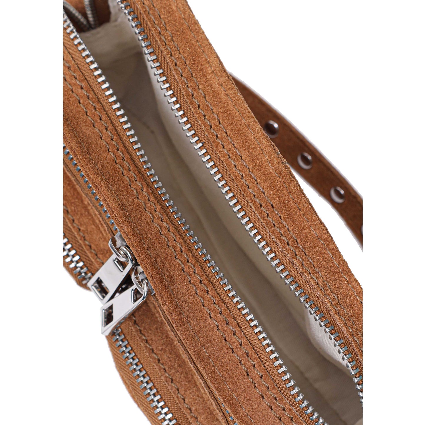 Núnoo Helena Suede Camel Shoulder bags Camel