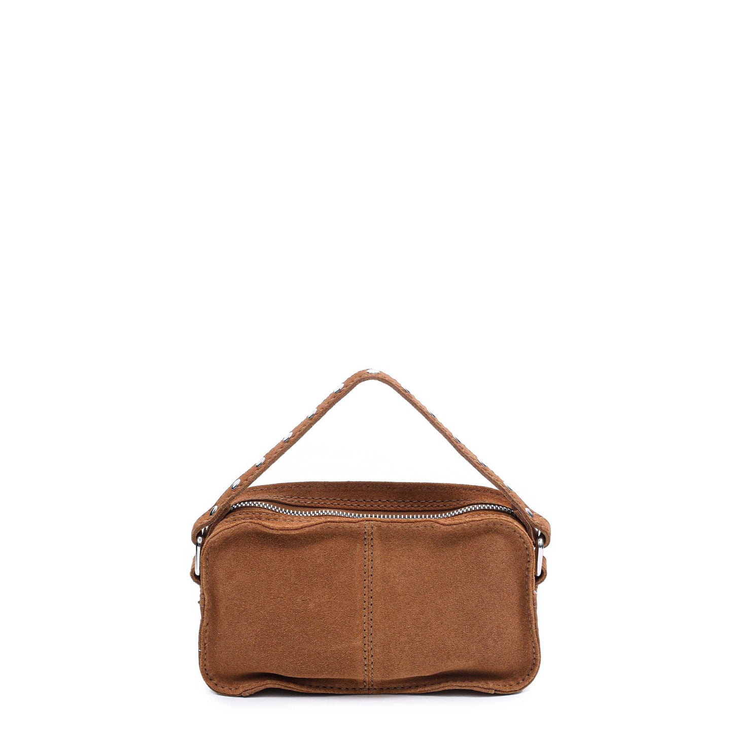 Núnoo Helena Suede Camel Shoulder bags Camel