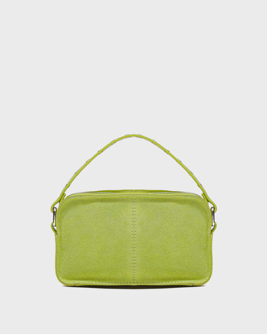 Núnoo Helena Suede Lime Small bag