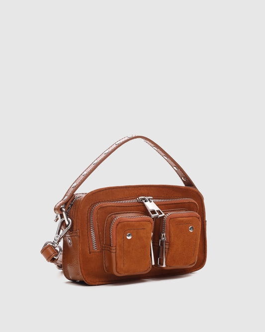 Núnoo Helena Suede Pecan Brown Small bag Pecan Brown