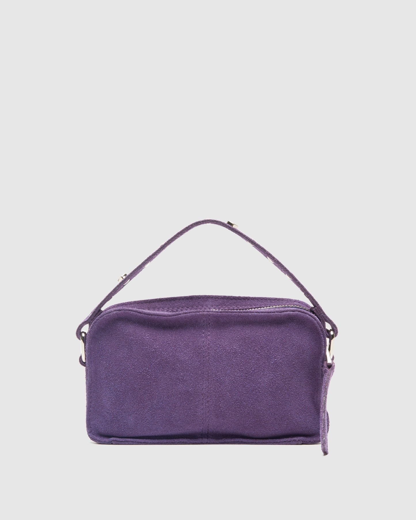 Núnoo Helena Sweetheart Suede Dark Purple Small bag Dark purple