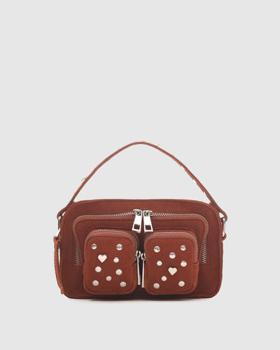 Helena Sweetheart Suede Redwood