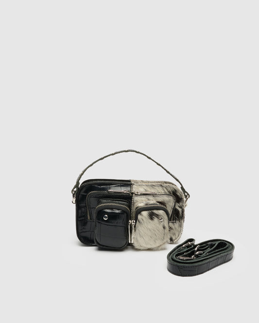 Núnoo Helena Texas Dots Small bag Black/white