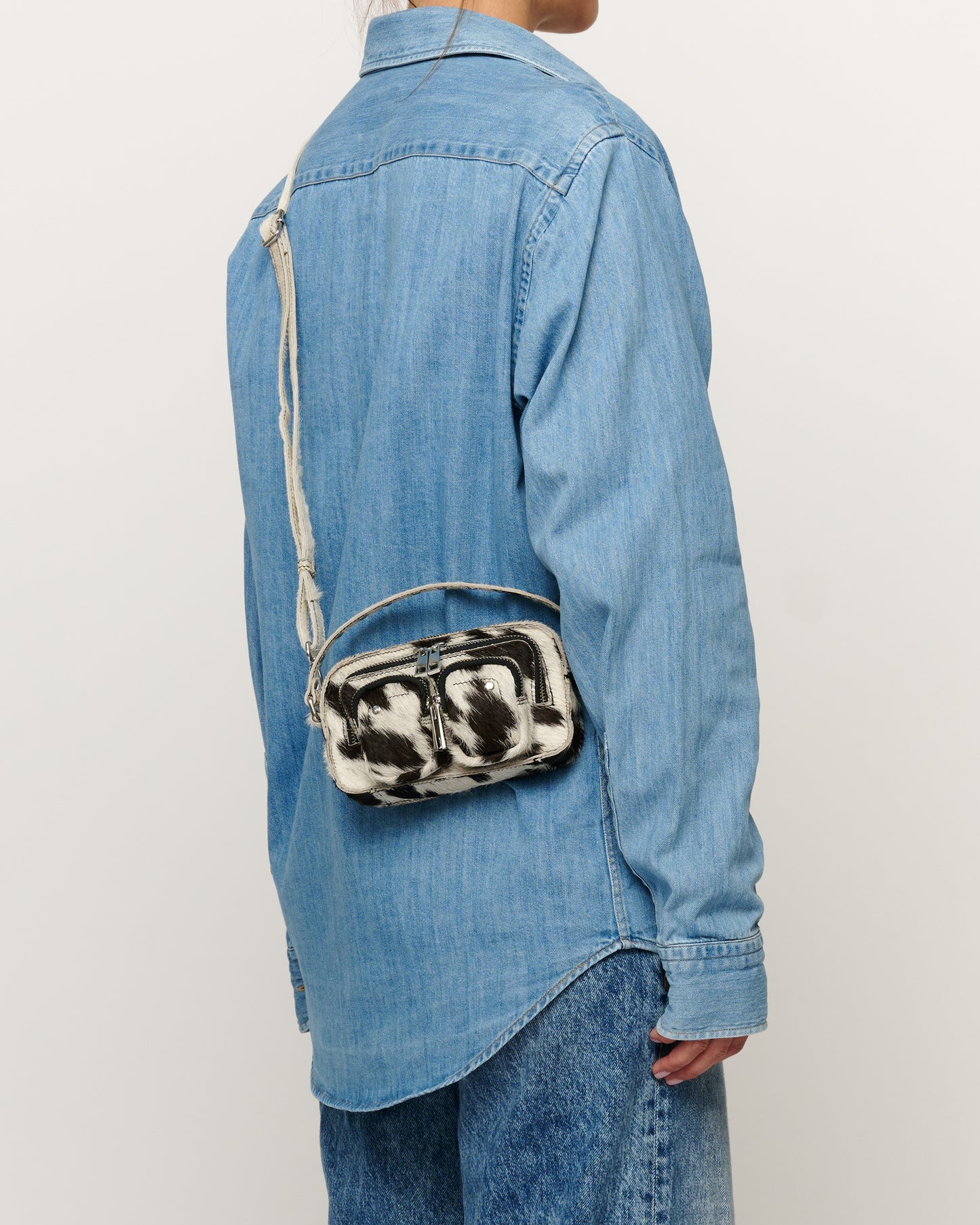 Núnoo Helena White Dots Small bag Black/white