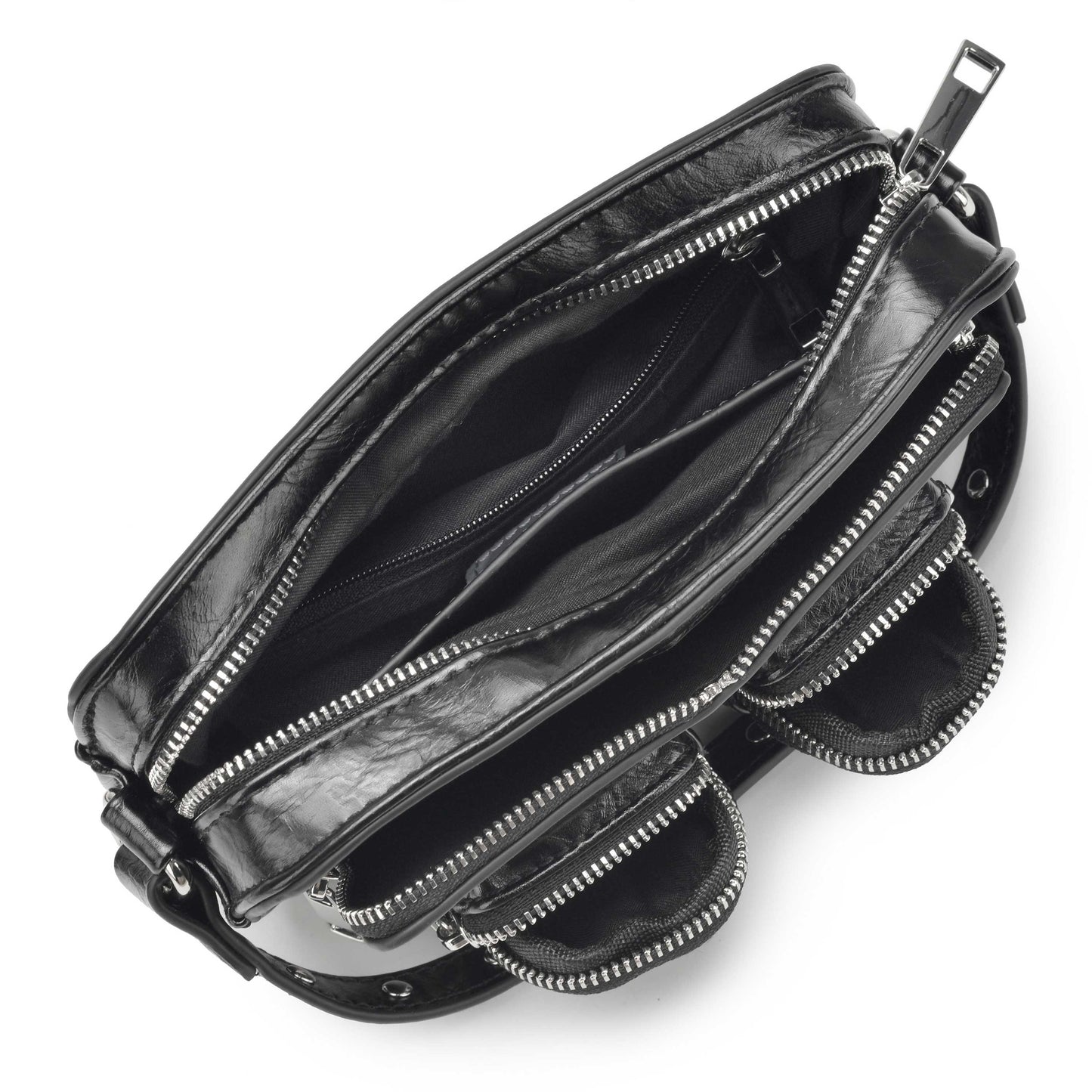Núnoo Helena Wrinkle Black Small bag Black