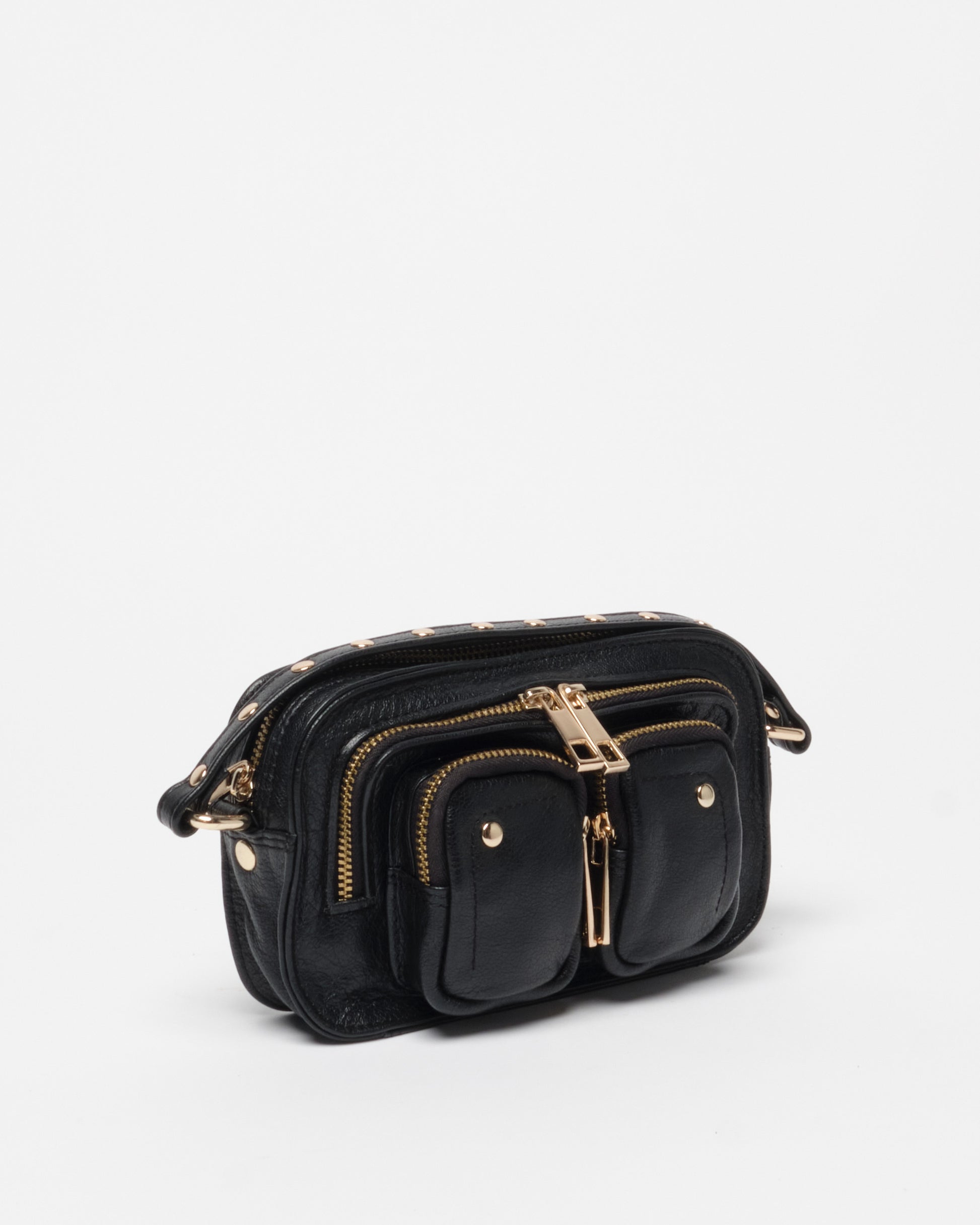Núnoo Helena air 1 black w. gold Small bag Black