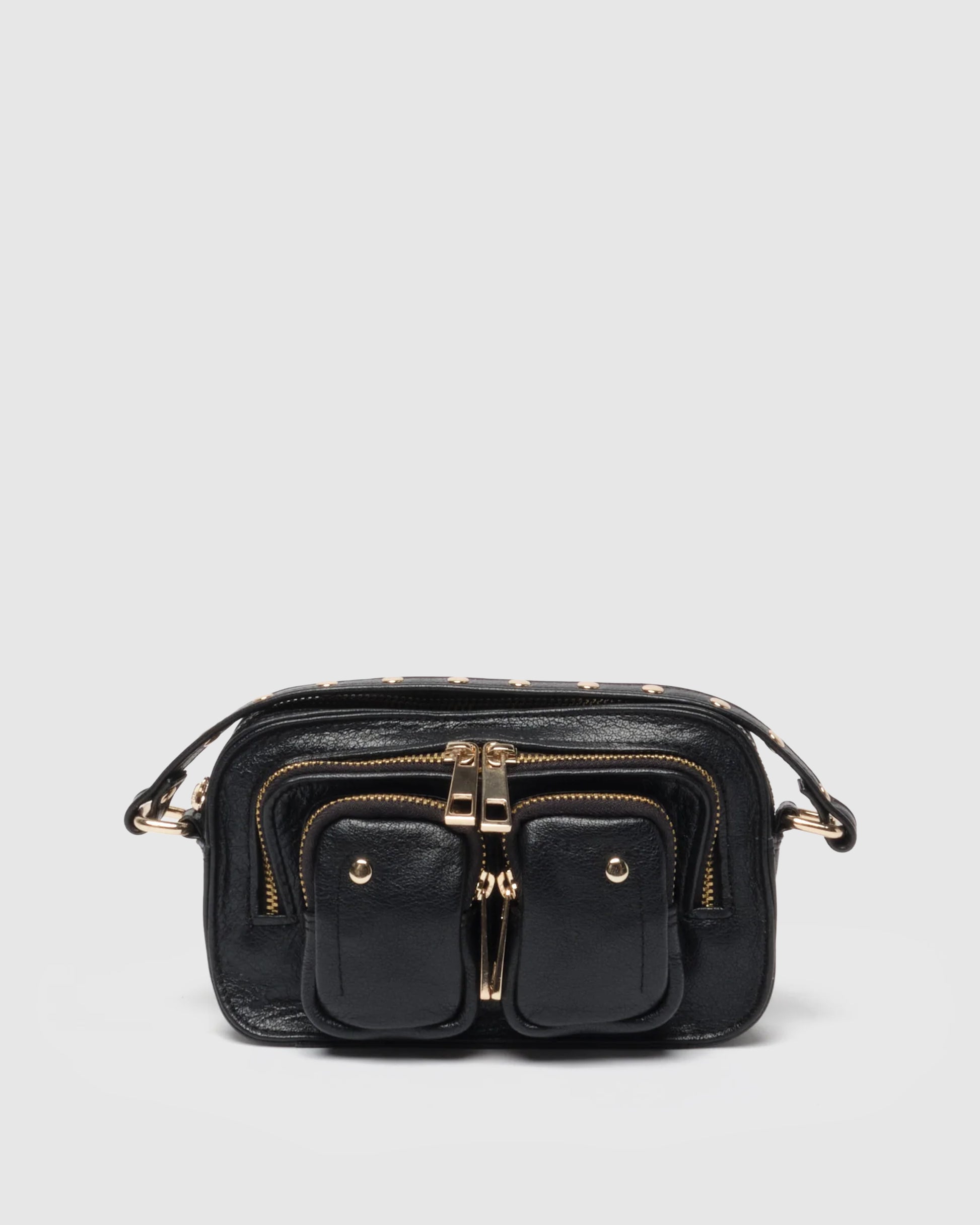 Núnoo Helena air 1 black w. gold Small bag Black