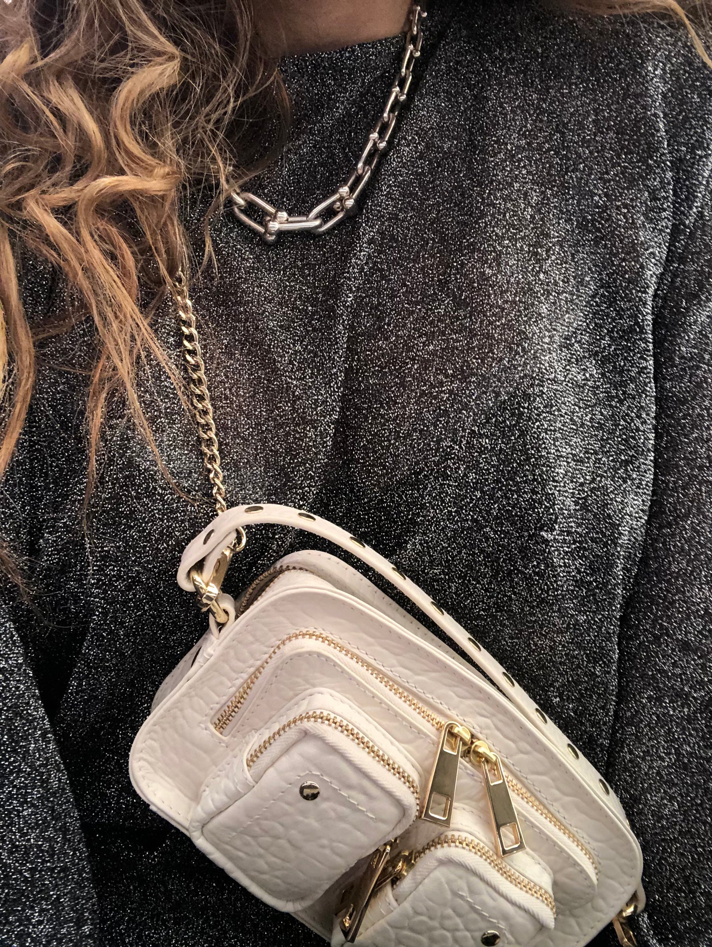 Núnoo Helena new zealand beige w. gold Small bag Beige