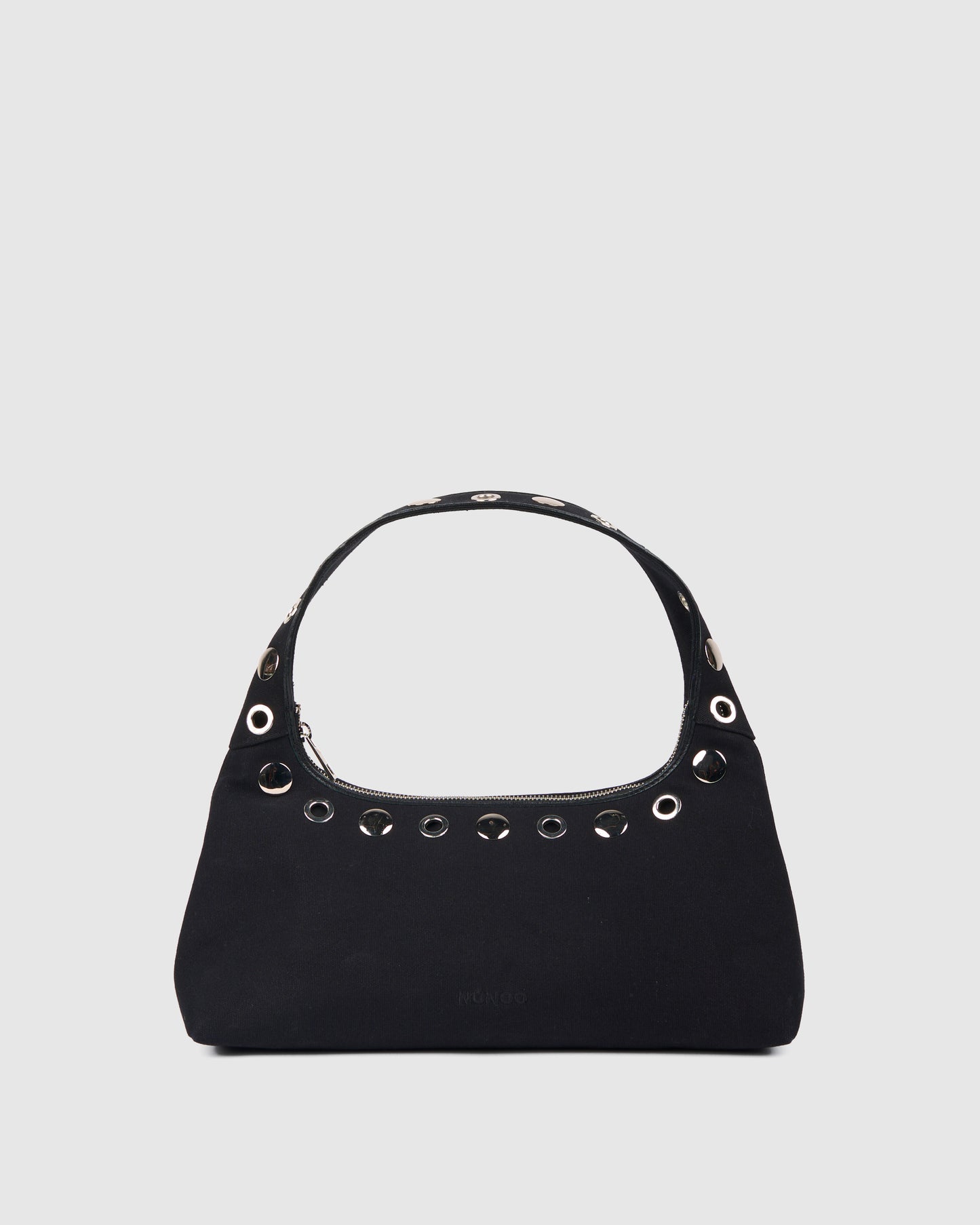 Núnoo Large Dandy Studs Canvas Black Large Black
