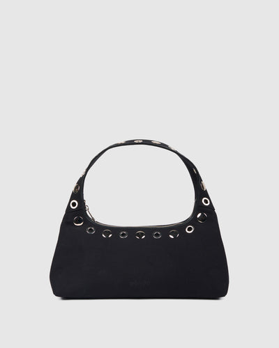 Large Dandy Studs Canvas Black